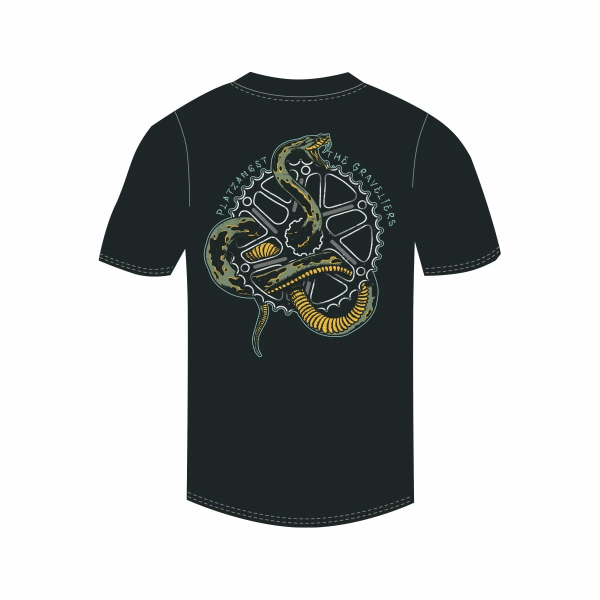 PLATZANGST T-shirt "Snake" - Vert 2 PLATZANGST T-shirt "Snake" - Vert – Image 2
