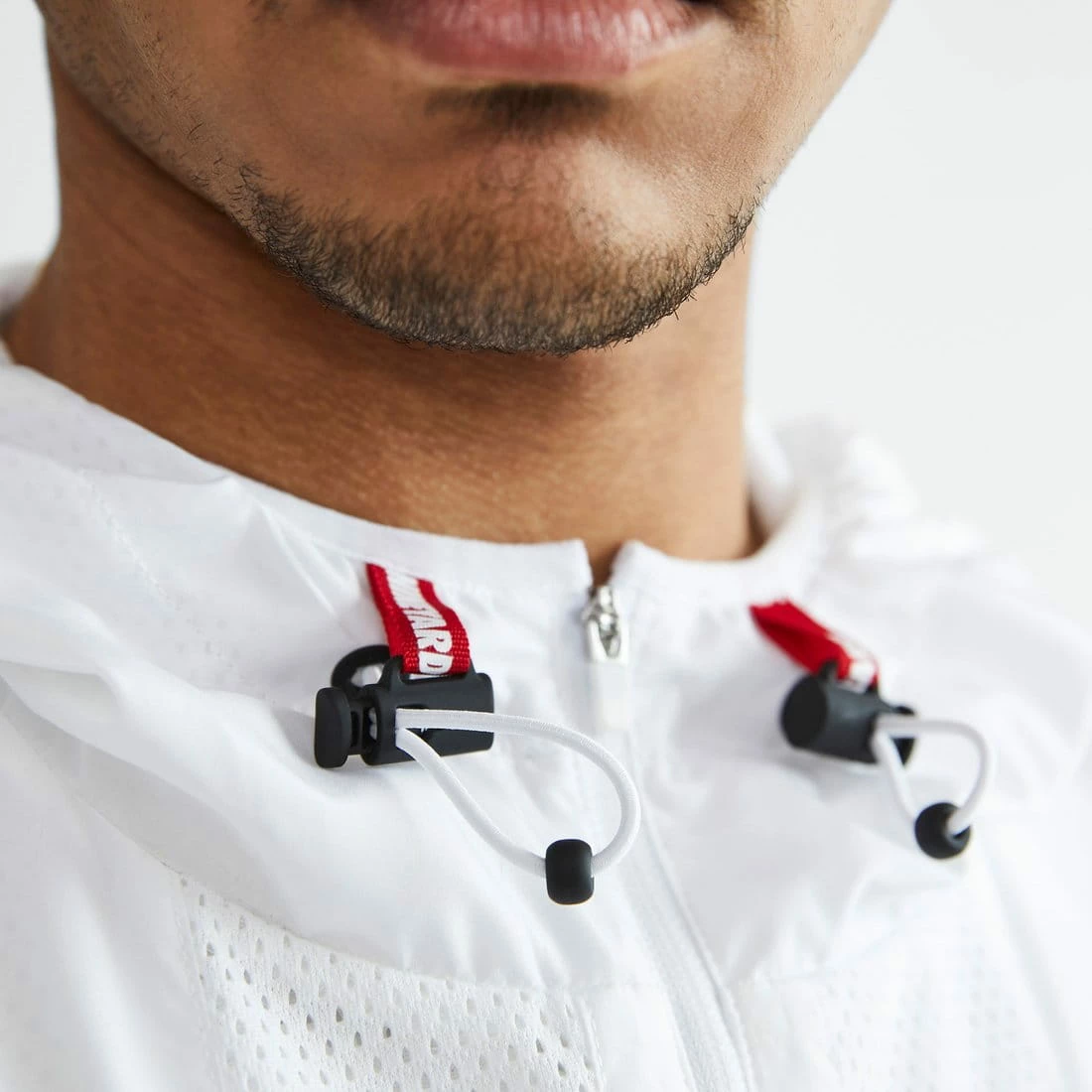 Nineyard Veste Coupe-vent Demi-zip Signature Vent - Blanc 5 Nineyard Veste Coupe-vent Demi-zip Signature Vent - Blanc – Image 5