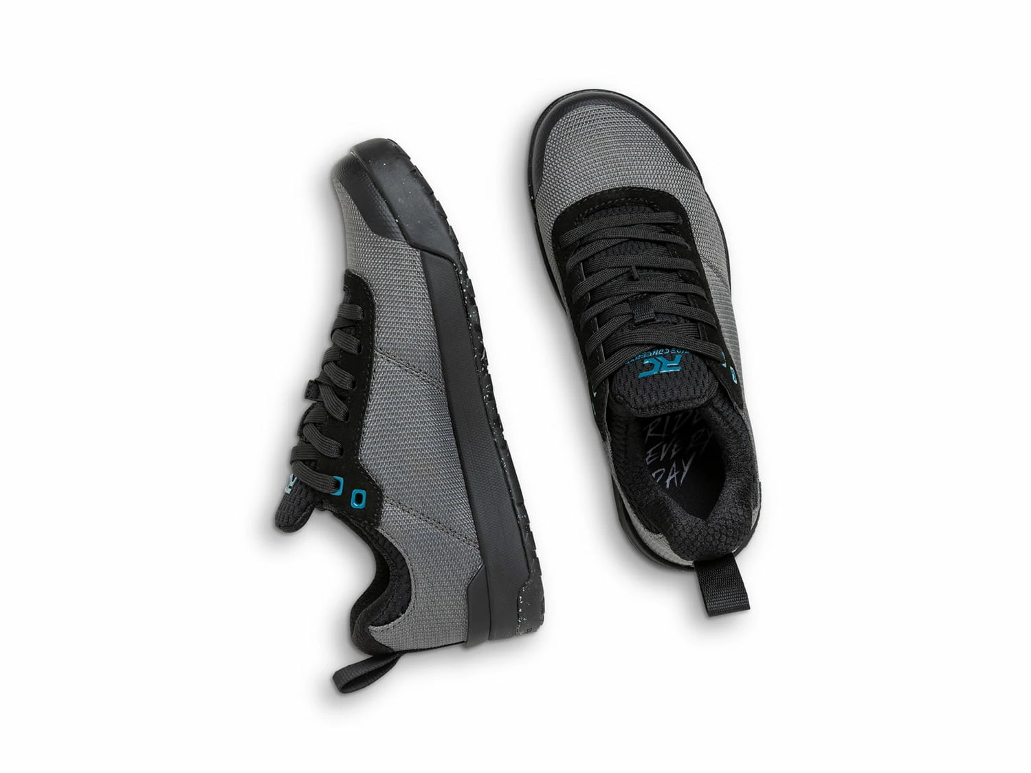 Ride Concepts Chaussures Pour Femmes Accomplice Flat - Charcoal/Tahoe Blue 2 Ride Concepts Chaussures Pour Femmes Accomplice Flat - Charcoal/Tahoe Blue – Image 2