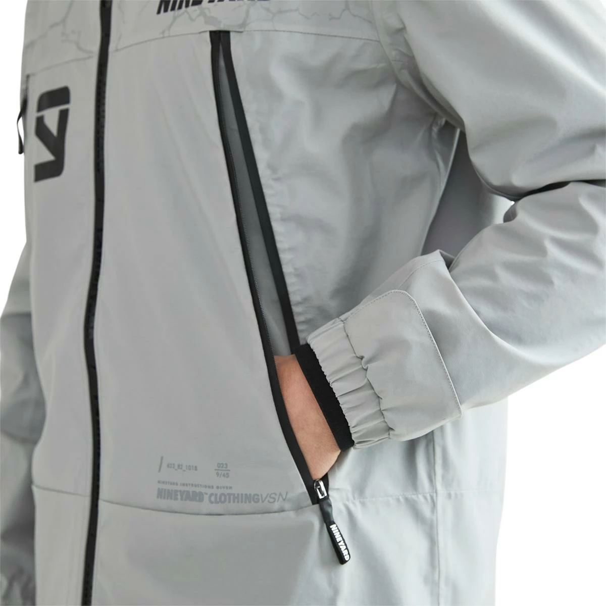 Nineyard Veste Coupe-vent Stormshield - Gris Clair 5 Nineyard Veste Coupe-vent Stormshield - Gris Clair – Image 5