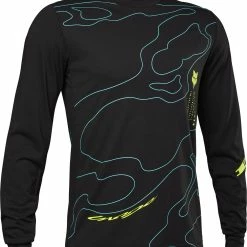 Fox Racing Ranger Dr Md Maillot à Manches Longues Lunar - Black