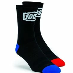 100% Chaussettes Terrain - Black