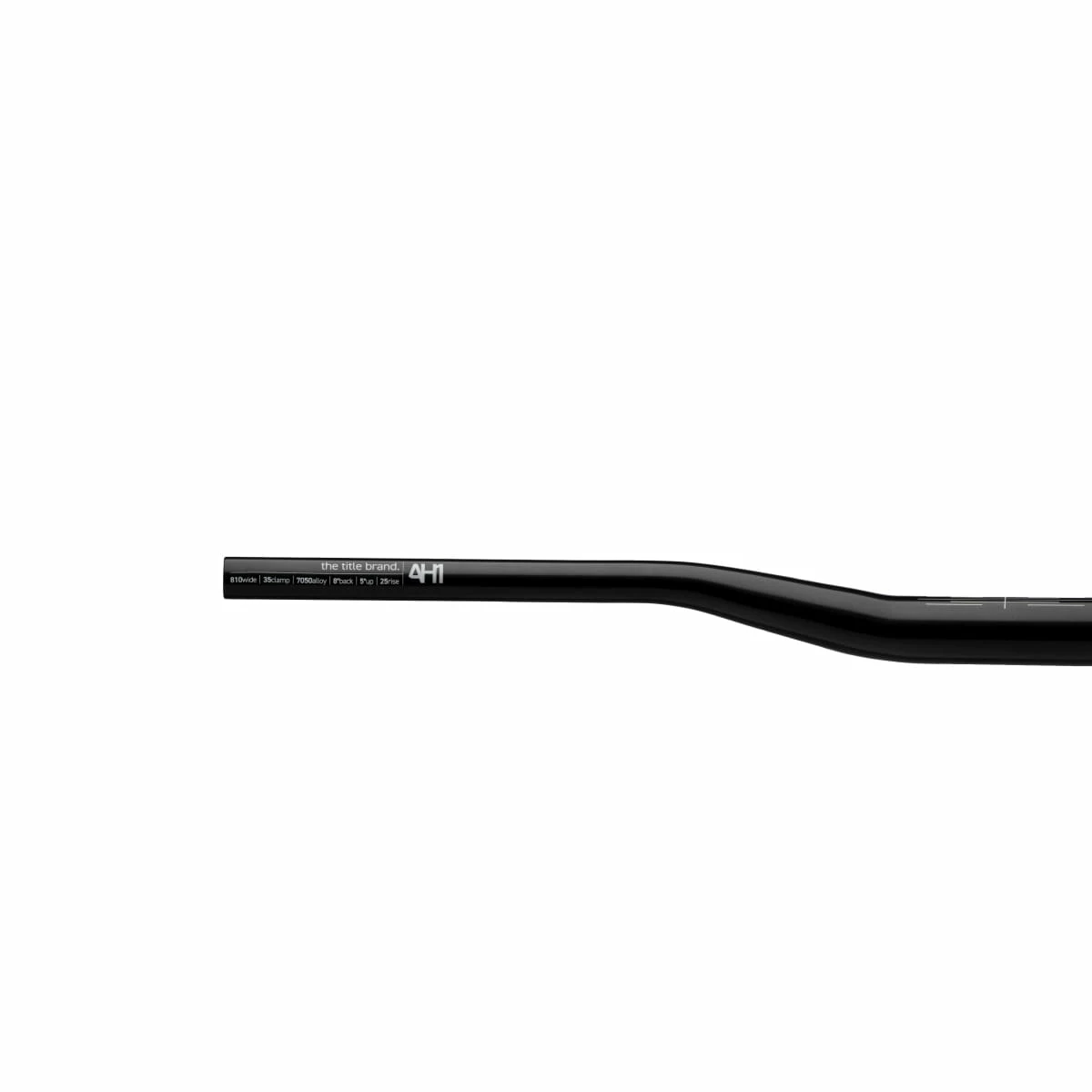 Title MTB AH1 Guidon VTT 35 Mm - 38 Mm De Hauteur - Noir 2 Title MTB AH1 Guidon VTT 35 Mm - 38 Mm De Hauteur - Noir – Image 2