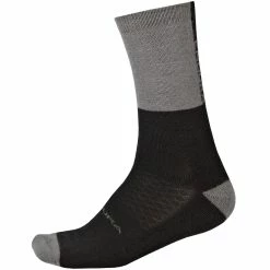 Endura Chaussettes D'hiver BaaBaa Merino - Noir/Gris