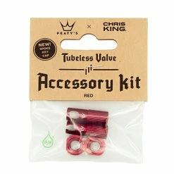 Peaty's Jeu D'accessoires Pour Valves - Rouge