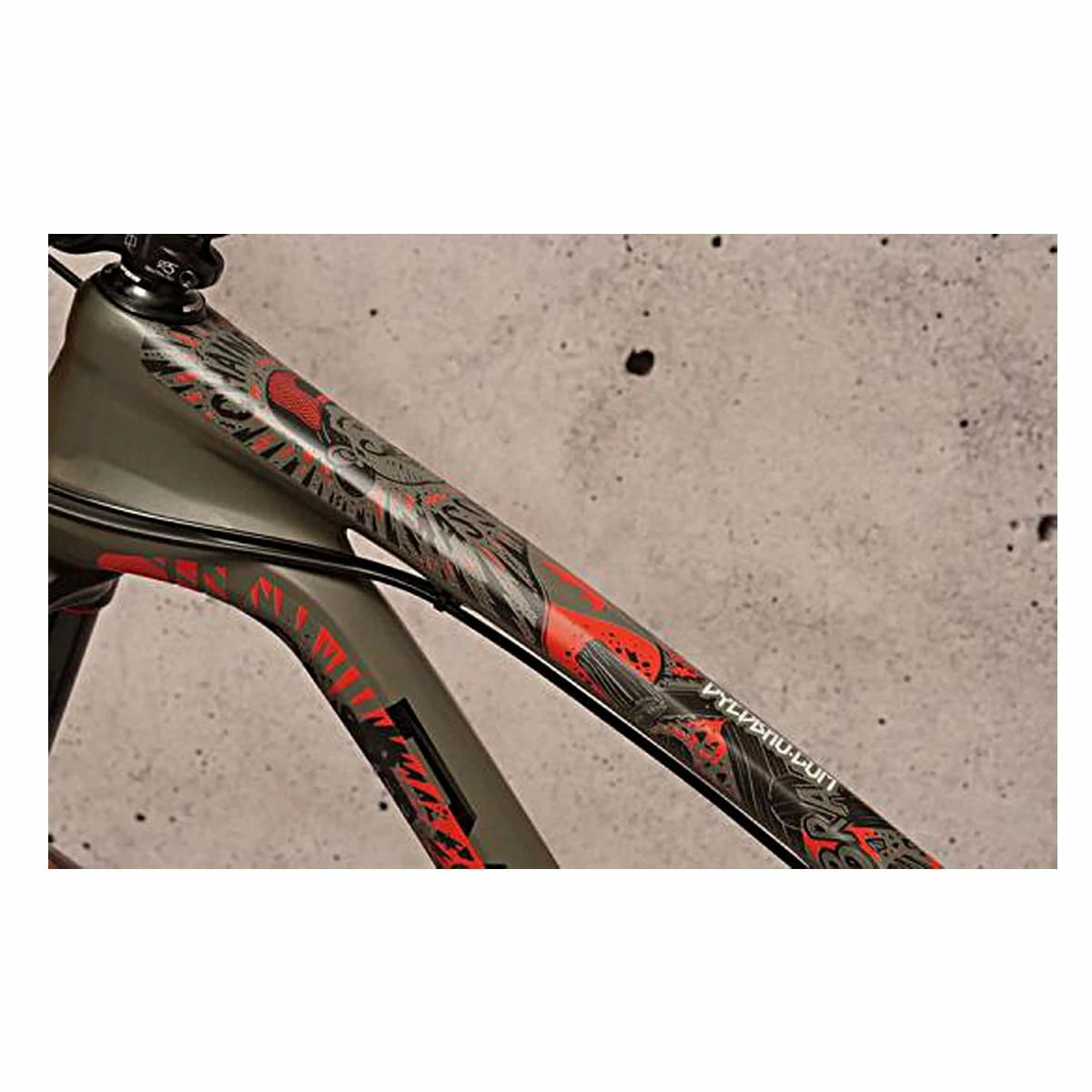 Dyedbro Kit De Protection Du Cadre - Tronçonneuse Noir / Rouge 2 Dyedbro Kit De Protection Du Cadre - Tronçonneuse Noir / Rouge – Image 2