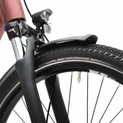 Winora Sinus N5 Cadre Bas - Maroonred Matt -Vélos Soldes Winora MY21 Detail Lights Sinus N5