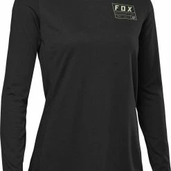 Fox Racing Womens Ranger Dr Maillot à Manches Longues - Noir