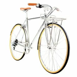 BLB Brick Lane Bikes Coccinelle Town 8 Vitesses - Chrome -Vélos Soldes chrome 6yakz0ostpOIRn
