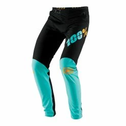 100% Pantalon R-Core X DH - Turquoise/Noir