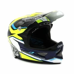 TLD - Troy Lee Designs Casque Composite D3 - Cadence Noir/Jaune -Vélos Soldes d3g7