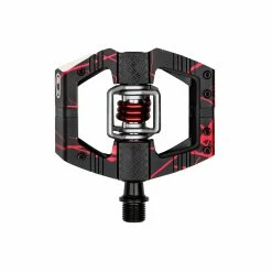 Crankbrothers Pédale à Clic Mallet Enduro LS - Splatter Édition Limitée Noir/Rouge