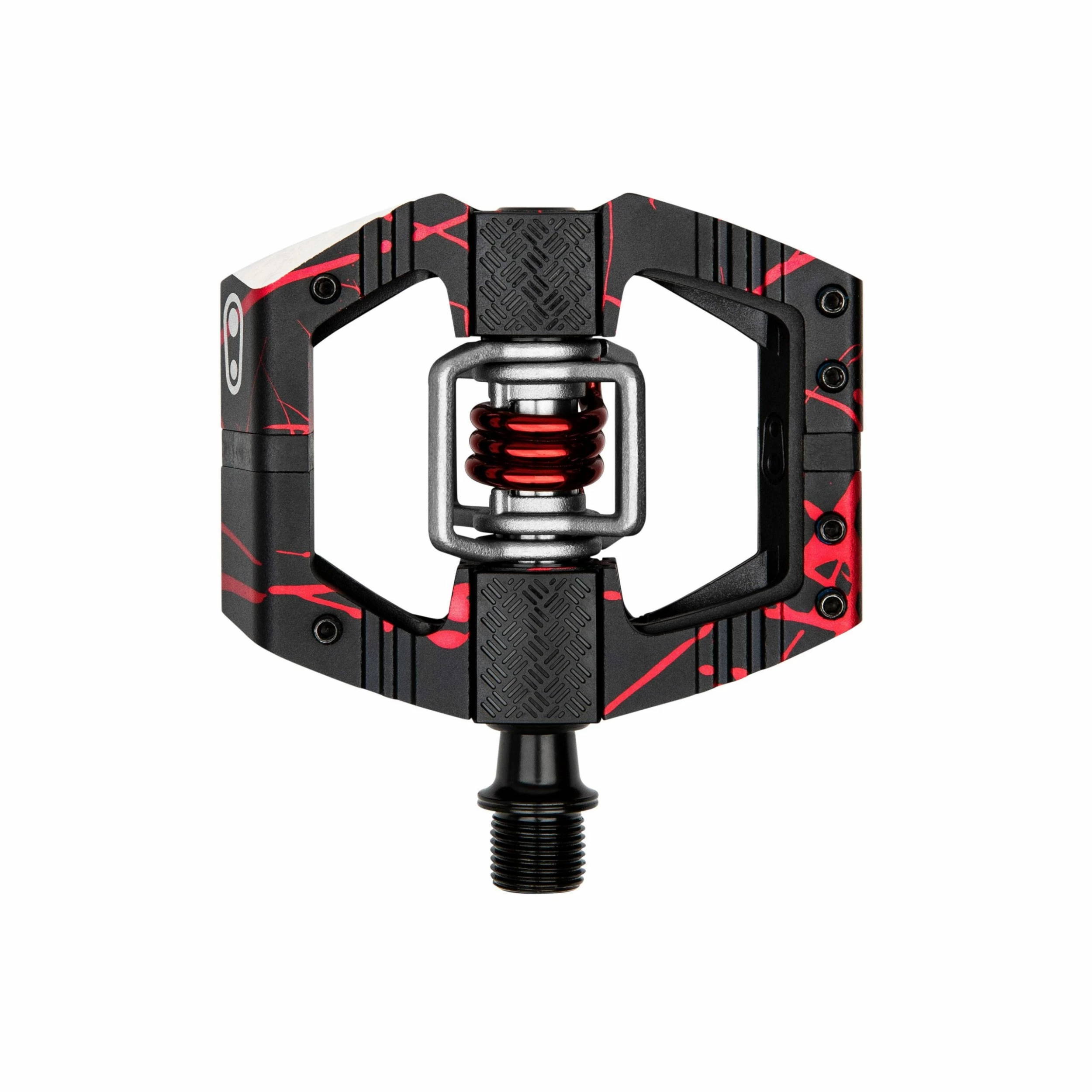 Crankbrothers Pédale à Clic Mallet Enduro LS - Splatter Édition Limitée Noir/Rouge 1 Crankbrothers Pédale à Clic Mallet Enduro LS - Splatter Édition Limitée Noir/Rouge