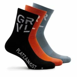 PLATZANGST Lot De 3 Chaussettes GRVL