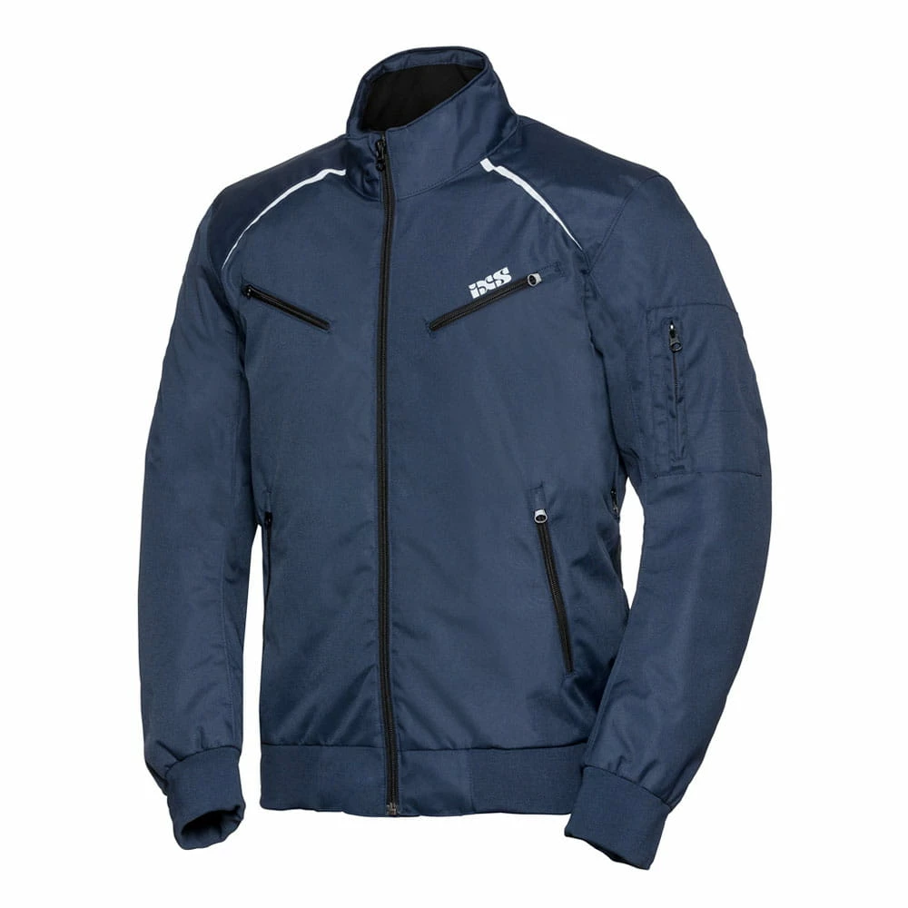IXS Veste Classic Bomber Blue 1 IXS Veste Classic Bomber Blue