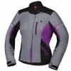IXS Veste Femme Tour Finja-ST 2.0 Noir-gris-rose