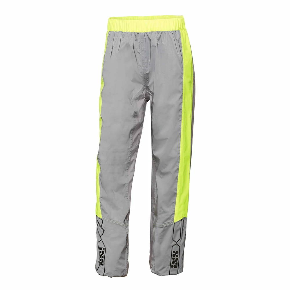 IXS Pantalon De Pluie Silver Reflex-ST Gris Néon 1 IXS Pantalon De Pluie Silver Reflex-ST Gris Néon