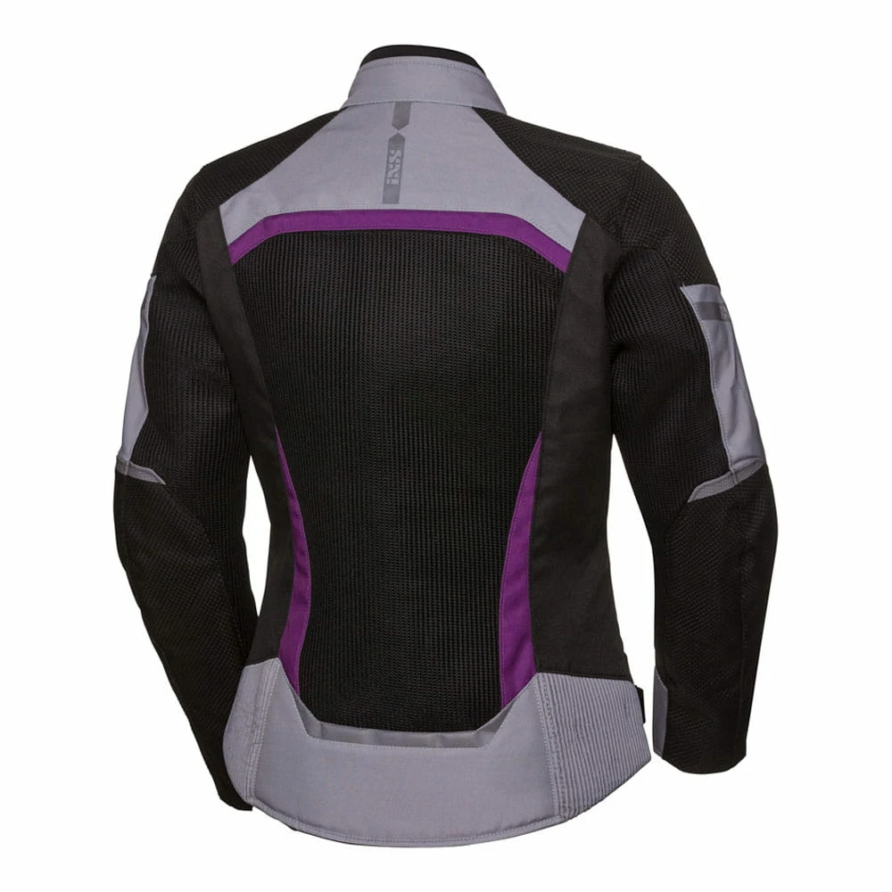 IXS Sport Femmes Veste Andorra-Air Black Grey Violet 2 IXS Sport Femmes Veste Andorra-Air Black Grey Violet – Image 2