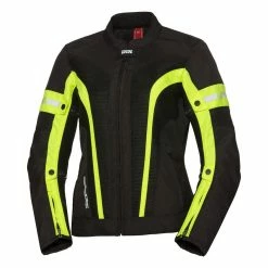 IXS Veste Femme Sport Larissa Air-2.0 Black Yellow