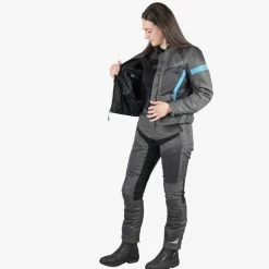 IXS Sport Veste Femme Trigonis-Air Gris Foncé-gris-turquoise 21 IXS Sport Veste Femme Trigonis-Air Gris Foncé-gris-turquoise -Vélos Soldes iXSSportDamenJackeTrigonis Airdunkelgrau grau t rkis 10