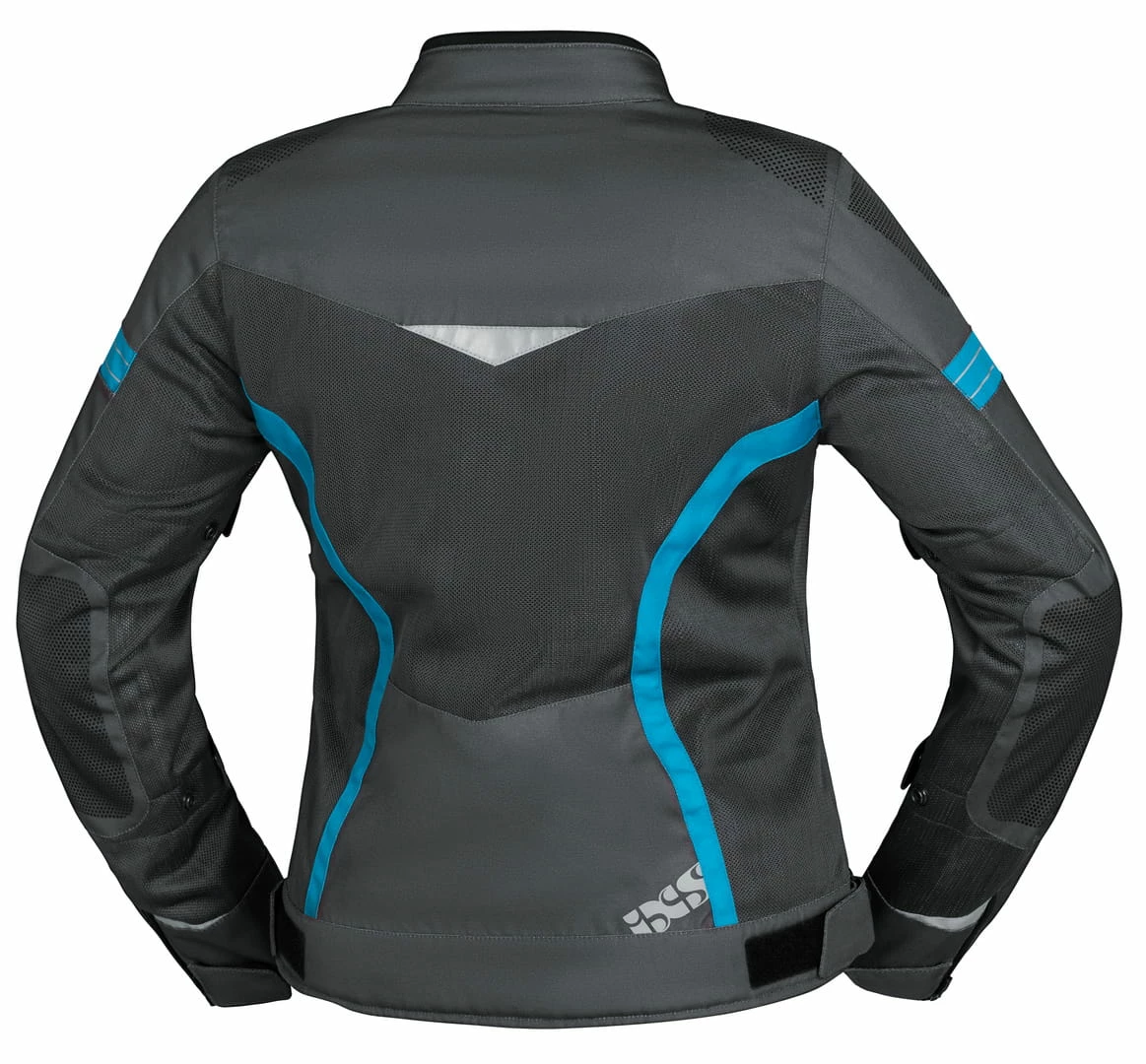 IXS Sport Veste Femme Trigonis-Air Gris Foncé-gris-turquoise 2 IXS Sport Veste Femme Trigonis-Air Gris Foncé-gris-turquoise – Image 2