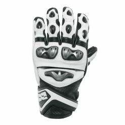 IXS Gants De Sport RS-400 Courts Black White