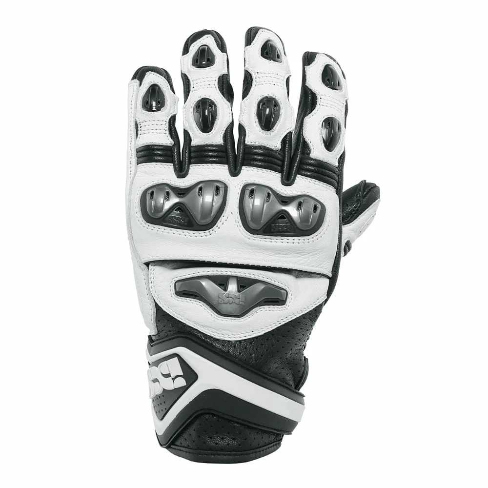 IXS Gants De Sport RS-400 Courts Black White 1 IXS Gants De Sport RS-400 Courts Black White