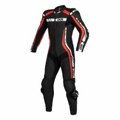 IXS Combinaison Sport LD RS-800 1.0 1pc Noir-rouge-blanc