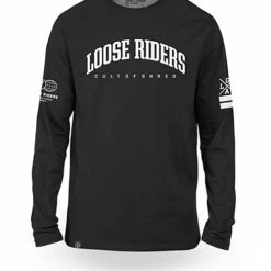 LOOSE RIDERS Tech Homme Jersey Manches Longues - Noir Classique