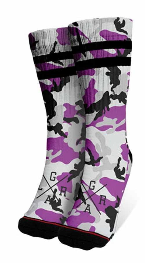 LOOSE RIDERS Chaussettes Lifestyle Accs - Purple Camo 1 LOOSE RIDERS Chaussettes Lifestyle Accs - Purple Camo