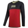 IXS Maillot à Manches Longues Trigger X - Rouge/Noir
