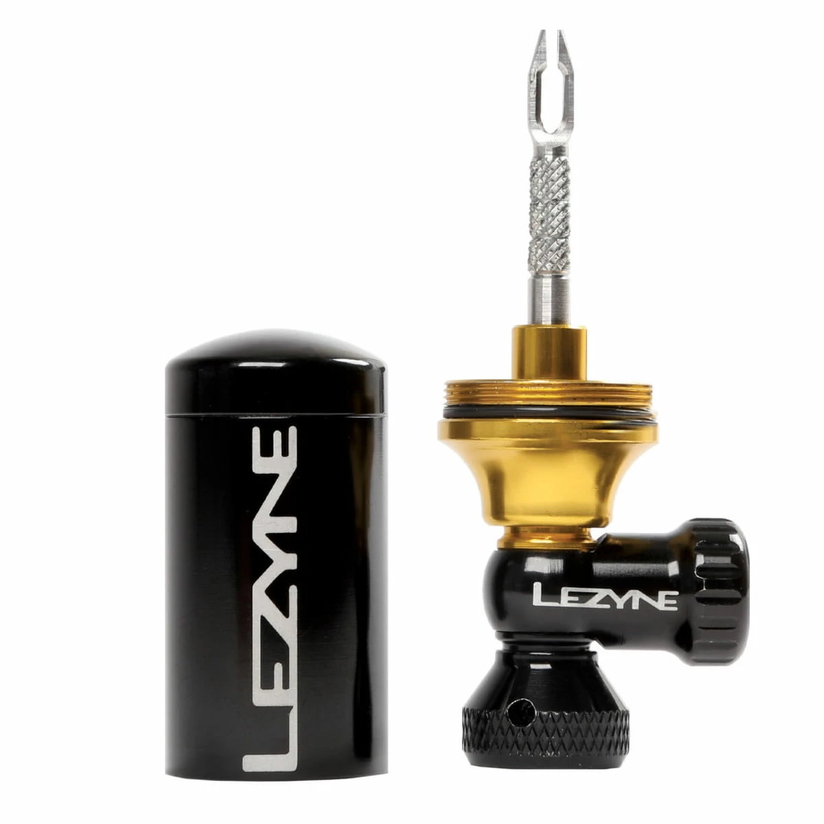 Lezyne Kit De Réparation Tubeless CO2 Blaster - Noir/Or 1 Lezyne Kit De Réparation Tubeless CO2 Blaster - Noir/Or