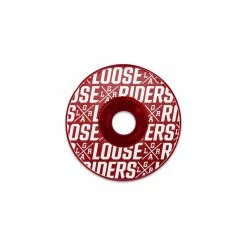 LOOSE RIDERS Capuchon De Potence Logo Pattern - Rouge