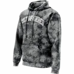 LOOSE RIDERS Sweat à Capuche En Laine Polaire - Gris Tie-dye