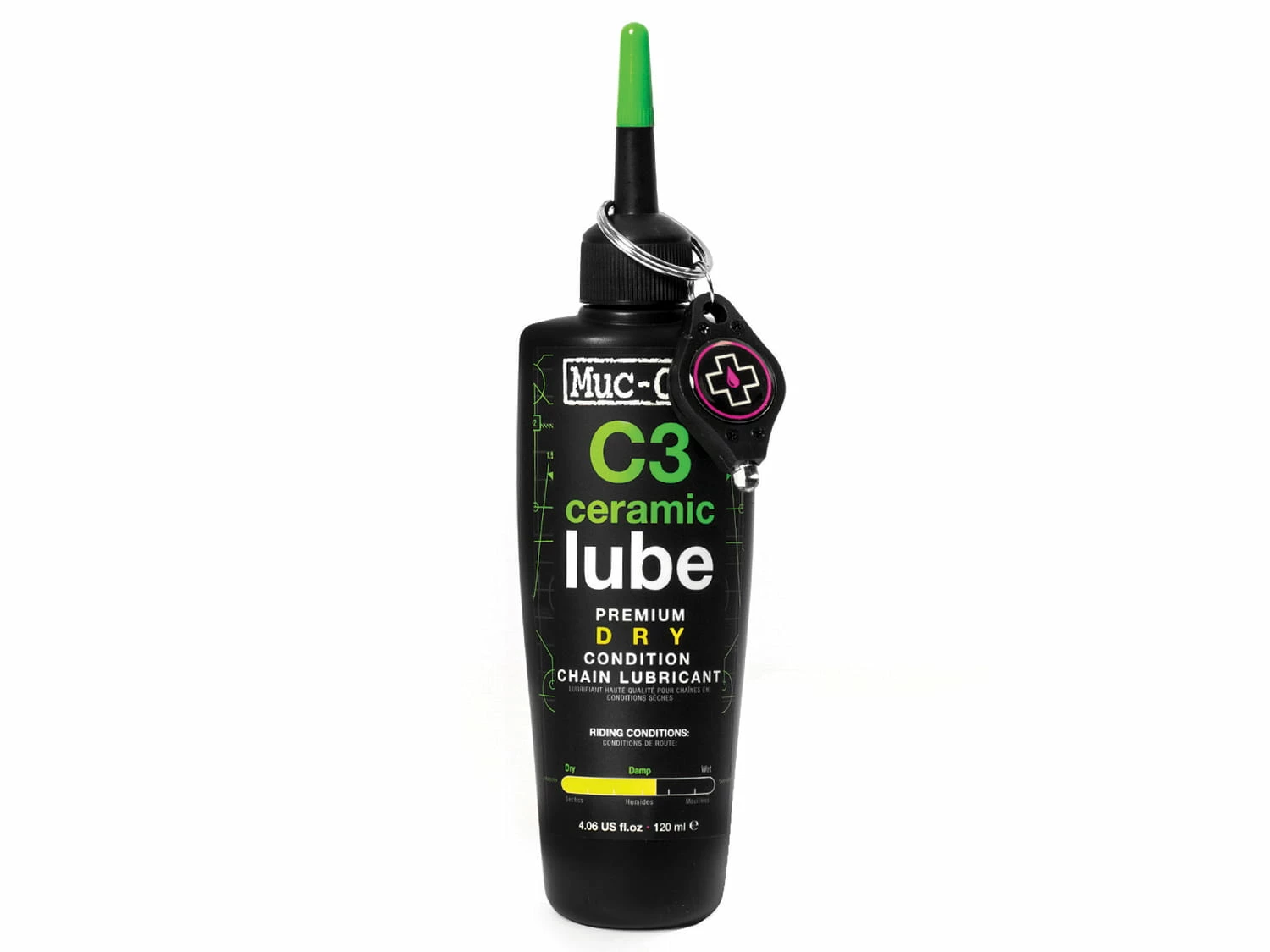 Muc-Off Lubrifiant Pour Chaînes C3 Dry Ceramic Lube 1 Muc-Off Lubrifiant Pour Chaînes C3 Dry Ceramic Lube