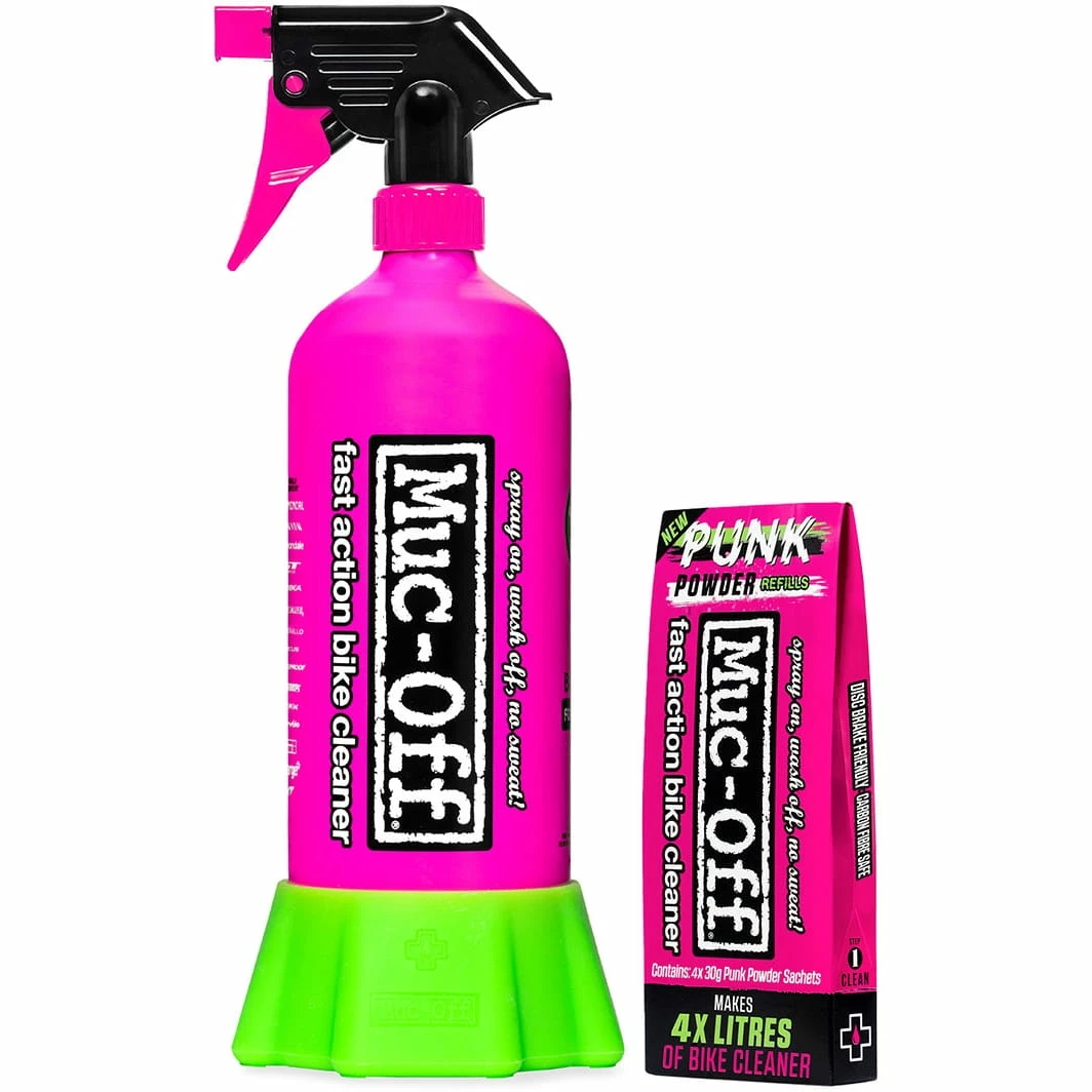 Muc-Off Bottle For Life Bundle Incl. 4 X Punk Powder 1 Muc-Off Bottle For Life Bundle Incl. 4 X Punk Powder