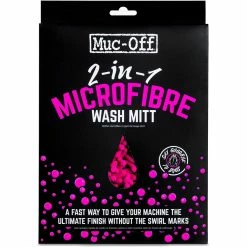 Muc-Off Mitaine De Lavage En Microfibre - Rose -Vélos Soldes muc off microfibre wash mitt pink 1