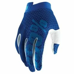 100% Gants ITrack - Bleu Marine