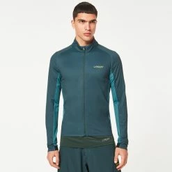 Oakley Elements Thermal Jersey - Hunter Green -Vélos Soldes oakley thermal jersey jacket hunter green 8 1179670