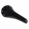 BLB Brick Lane Bikes Selle Raven - Noir - Cuir Lisse