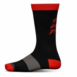 Ride Concepts Chaussettes Ride Every Day - Noir/Rouge