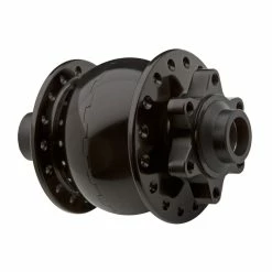 Moyeu Dynamo SON 28 15 Disque 6 Trous - Anodisé Noir