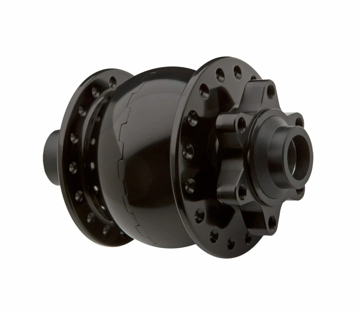 Moyeu Dynamo SON 28 15 Disque 6 Trous - Anodisé Noir 1 Moyeu Dynamo SON 28 15 Disque 6 Trous - Anodisé Noir