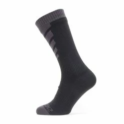 SEAL SKINZ Waterproof Warm Weather Mid Length - Noir