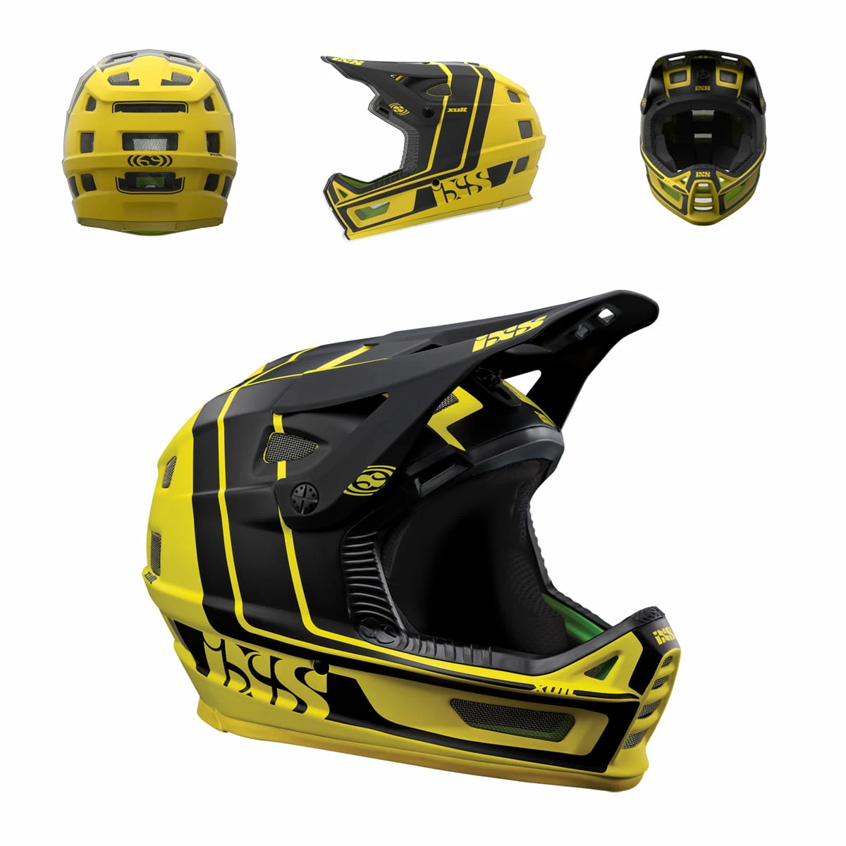 IXS XULT Enduro/DH Helmet - Yellow/Black 1 IXS XULT Enduro/DH Helmet - Yellow/Black